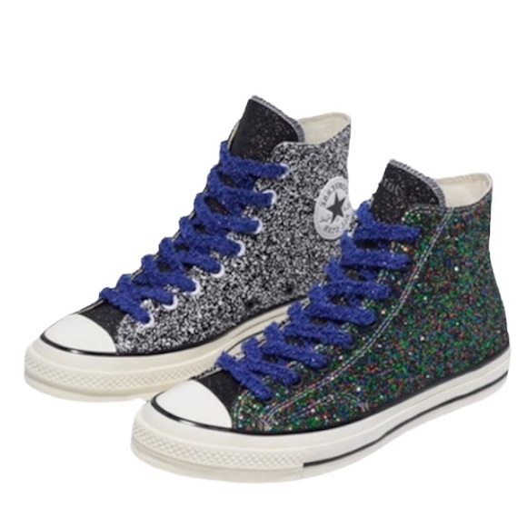 🆕LIMITED EDITION Converse X Glitter Color Block Sneaker - Picture 2 of 6
